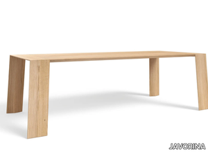 PURE 240 - Rectangular wooden dining table _ JAVORINA