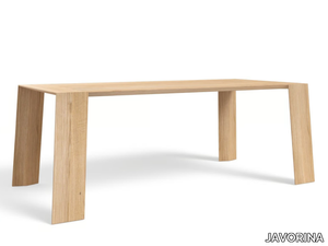 PURE 200 - Rectangular wooden dining table _ JAVORINA