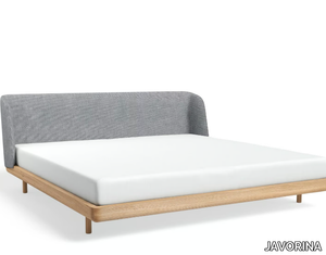 SOFT 200x200 - Wooden double bed with upholstered headboard _ JAVORINA