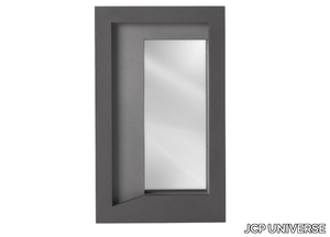 UNDISM - Rectangular framed wall-mounted wooden mirror _ JCP UNIVERSE