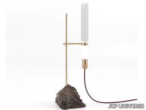 KRYPTAL - Lava stone and metal led table lamp _ JCP UNIVERSE