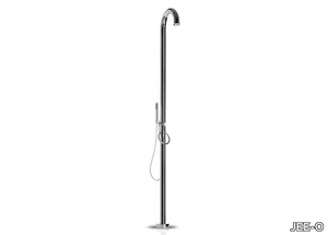 ORIGINAL SHOWER 02 - Floor standing stainless steel shower panel with hand shower _ JEE-O