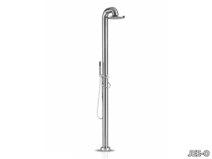 FATLINE SHOWER 02 - Floor standing stainless steel shower panel with hand shower _ JEE-O