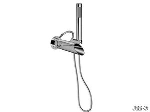 PURE BATH WALL MIXER - Wall-mounted 1 hole stainless steel bathtub mixer with hand shower _ JEE-O