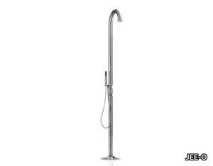 ORIGINAL SHOWER 02TH - Floor standing thermostatic stainless steel shower panel with hand shower _ JEE-O