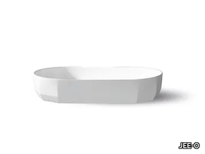 BLOOM BASIN OVAL - Countertop oval resin washbasin _ JEE-O