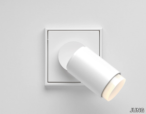 PLUG & LIGHT - LED adjustable spotlight _ JUNG