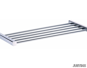 MARK - Chromed brass bathroom wall shelf _ JUSTIME