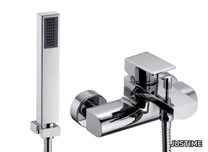 ARCH - Wall-mounted bathtub/shower mixer with hand shower _ JUSTIME