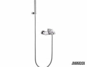 CHARMING PLUS - Wall-mounted single handle bathtub mixer with hand shower _ JUSTIME