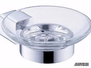 MARK - Wall-mounted glass soap dish _ JUSTIME