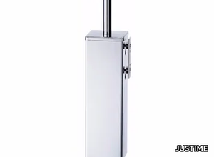 MARK - Wall-mounted chromed brass toilet brush _ JUSTIME