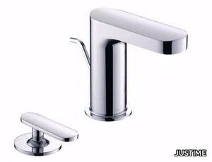 CHARMING - 2 hole countertop washbasin mixer with aerator _ JUSTIME