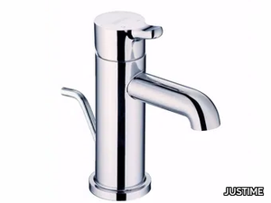 SWEET - Countertop single handle 1 hole chromed brass washbasin mixer _ JUSTIME