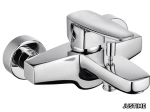 PAN II - Wall-mounted bathtub mixer with diverter _ JUSTIME