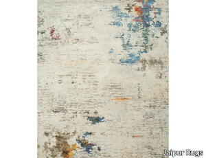 AHIRI SRB-702 Antique White/Ocean Blue - Handmade rug _ Jaipur Rugs