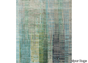 ASTHAI SRB-701 Classic Gray/L Turquoise - Rectangular rug _ Jaipur Rugs