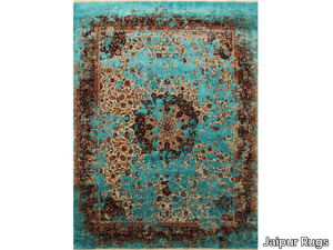 FAR EAST SKRT-814 Beige/Ebony - Rectangular handmade rug _ Jaipur Rugs