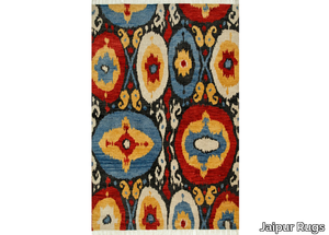 LCA-02 Black Olive/Velvet Red - Handmade wool rug _ Jaipur Rugs