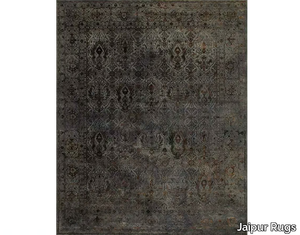 LEH NE-2348 Liquorice/Liquorice - Solid-color rug _ Jaipur Rugs