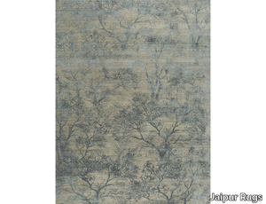 SLA-504 Silver Gray/Pine Shadow - Rectangular handmade rug _ Jaipur Rugs