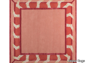 TOP-107 Cranberry/Cranberry - Handmade rug _ Jaipur Rugs