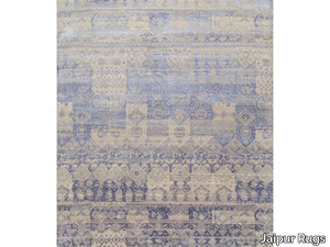 UNSTRING SRB-652 Ivory/Byzantine Blue - Rectangular handmade rug _ Jaipur Rugs