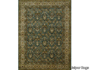 AVALON SPR-41 Teal Blue/Gray Brown - Handmade rug _ Jaipur Rugs