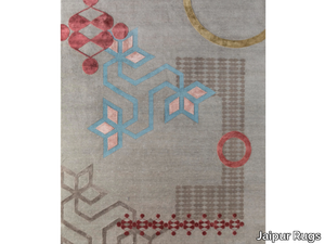 AKWB-7002 CLASSIC GRAY/CLASSIC GRAY - Handmade rectangular wool and bamboo silk rug _ Jaipur Rugs