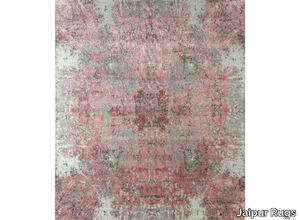 AMIDST JWS-01 Medium Blue/Peony - Rectangular handmade rug _ Jaipur Rugs