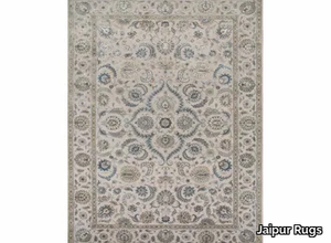 KAIMI QNQ-21 Crystal Gray/China Blue - Handmade rug _ Jaipur Rugs