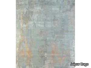 LRB-1542 (CS-01) Light SeaMist/Pear Blue - Rectangular handmade Bamboo silk rug _ Jaipur Rugs