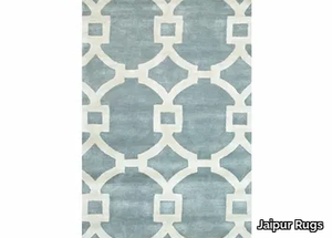 REGENCY TAQ-193 Blue Haze/White - Patterned rug _ Jaipur Rugs