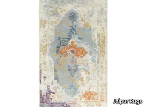 TAQ-615 Pearl Blue/Antique White - Rectangular handmade rug _ Jaipur Rugs