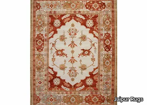 AZRA LCA-2352 Antique White/Russet - Wool rug _ Jaipur Rugs