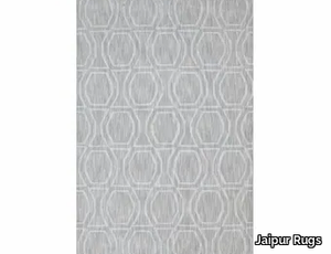 BOW TILE PHWL-77 Glacier Gray - Wool rug _ Jaipur Rugs