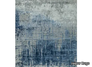 ESK-9014 Ashwood/Denim Blue - Rectangular handmade rug _ Jaipur Rugs