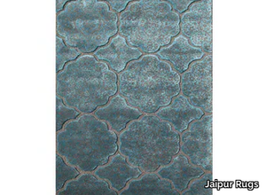 MARRAKESH EXPRESS TAQ-127 M./Peacock Bl. - Handmade rug _ Jaipur Rugs