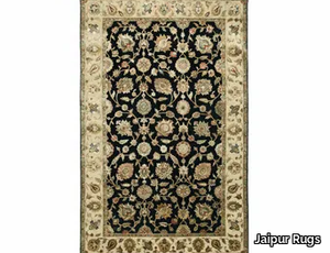 NEPHI QNQ-03 Ebony/Light Gold - Handmade rug _ Jaipur Rugs