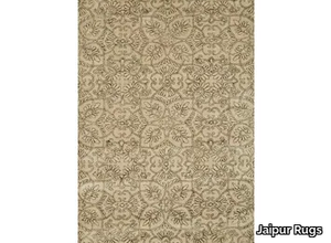 SHADOW TAQ-324 Beige/Dark Brown - Rectangular handmade rug _ Jaipur Rugs