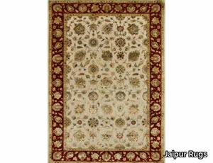 NEPHI QNQ-03 Medium Ivory/Red - Handmade rug _ Jaipur Rugs