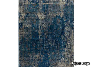 UVENUTI LRB-1569 Navy Blue/Light Taupe - Rectangular handmade rug _ Jaipur Rugs