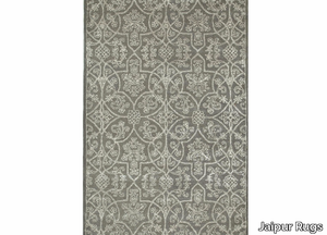 KAY TAQ-334 Medium Gray/Antique White - Patterned rug _ Jaipur Rugs