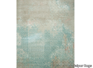 TATTVAM ESK-9012 Light Sea Mist/Dark Ivo - Rectangular handmade rug _ Jaipur Rugs