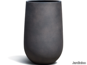 CURVO - High concrete garden vase _ Jardinico