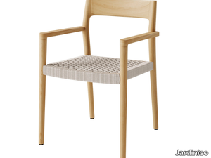 DUNE - Teak chair with armrests _ Jardinico