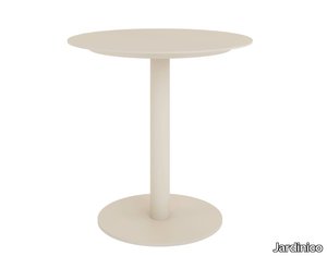 KUDOS - Round powder coated aluminium table _ Jardinico