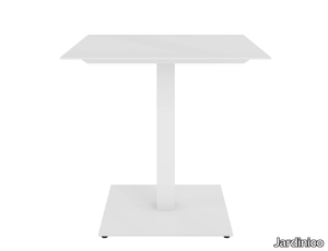 KUDOS - Square powder coated aluminium table _ Jardinico