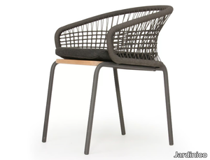 YUNA - Rope garden chair with armrests _ Jardinico