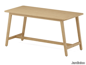 FLEXX - Rectangular wooden high table _ Jardinico